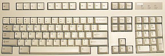 101-key "enhanced" keyboard