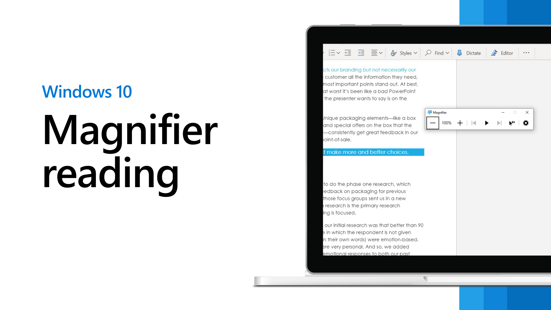Magnifier Reading on Windows 10 Computer Repair Blog
