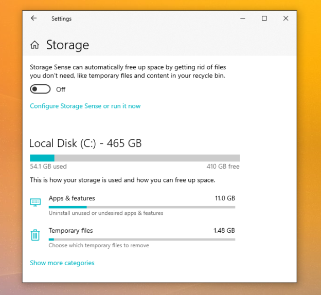 Storage Sense on Windows OS Computer Repair Blog